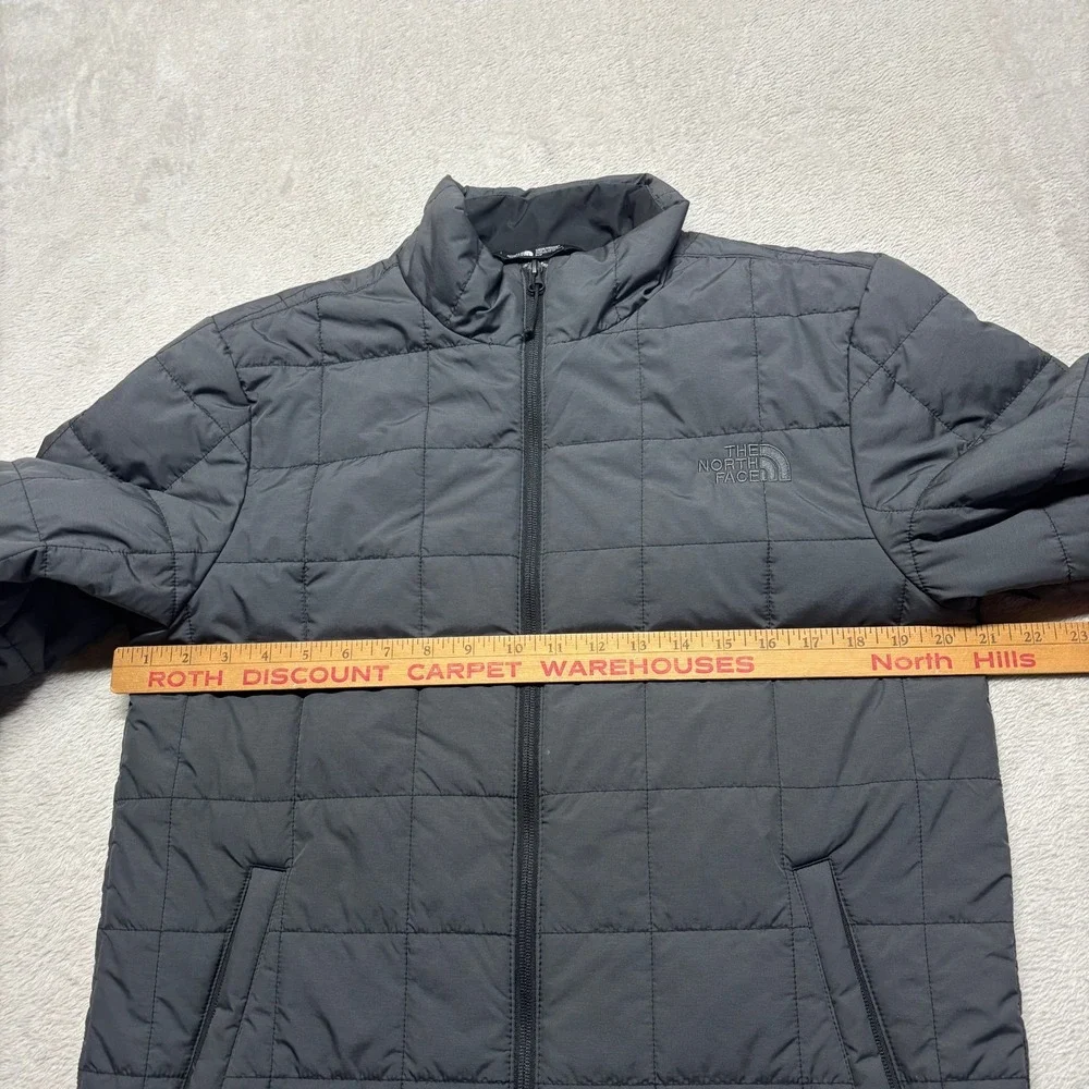 The North Face Jacket Mens S Junction Gray Primaloft Quilted NF0A33RO EUC